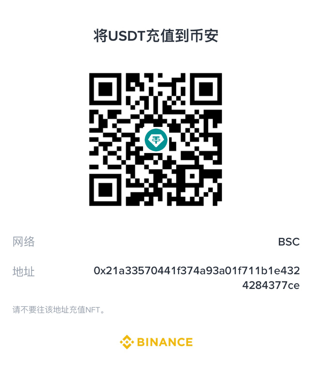 USDT收款码